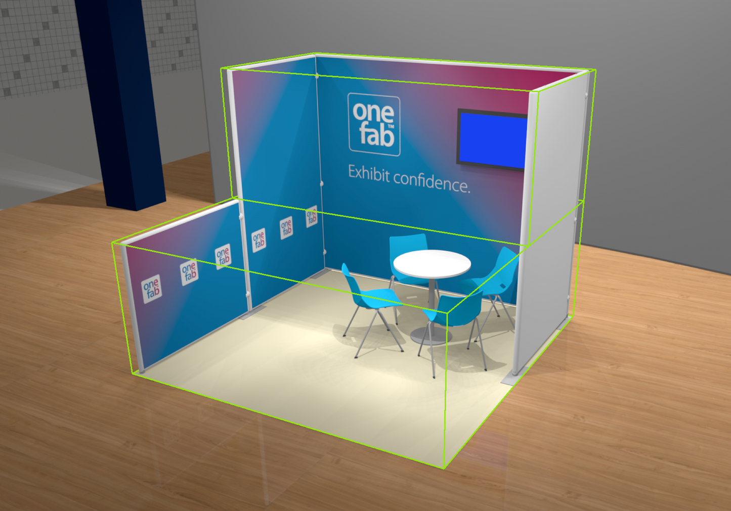InLinePRO™ 1010C4 Display Package 10'x10'x8'