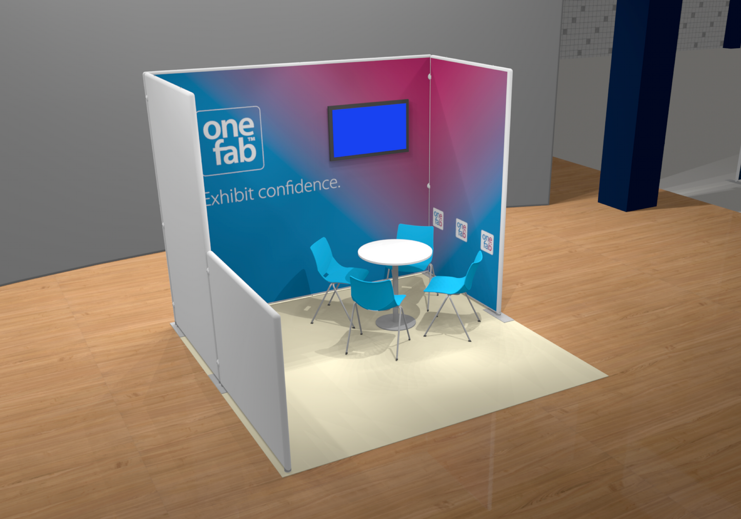 InLinePRO™ 1010C4 Display Package 10'x10'x8'