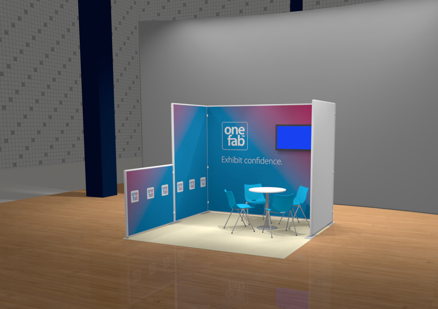 InLinePRO™ 1010C4 Display Package 10'x10'x8'