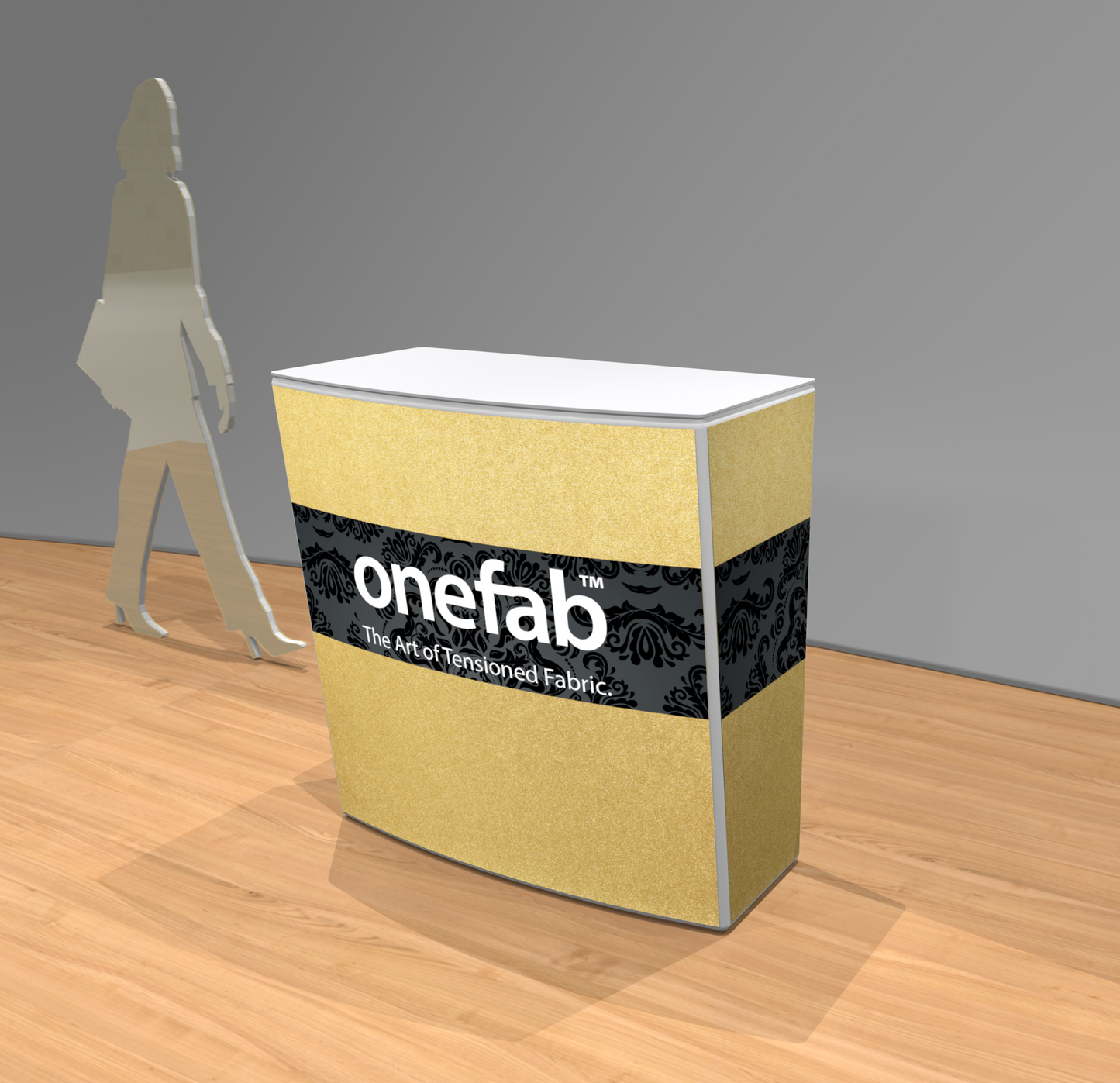 InLinePRO™ Reception Counter 42" x 42" x 24" Illuminated