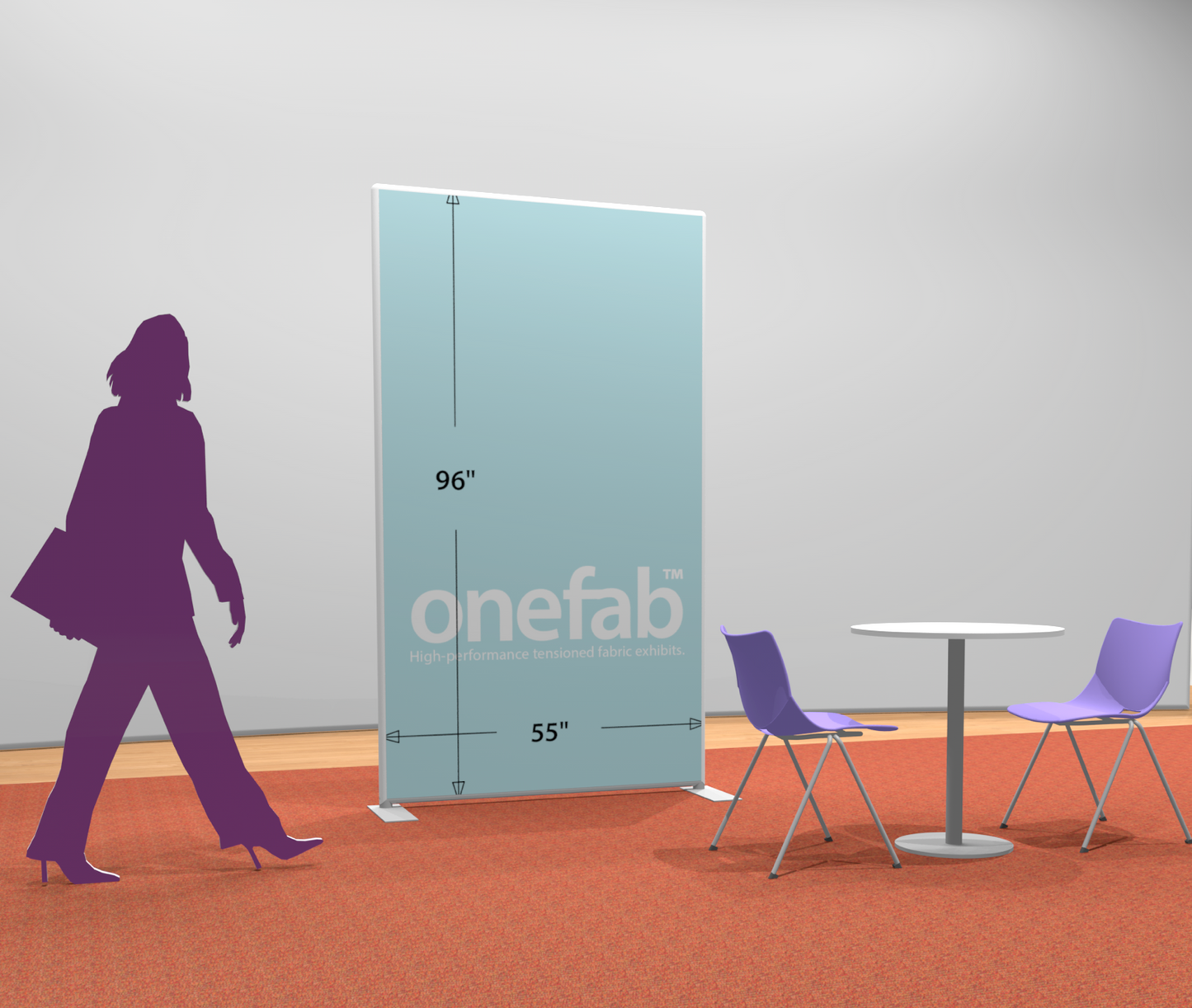 InLinePRO™ Display Wall 4' x 8'