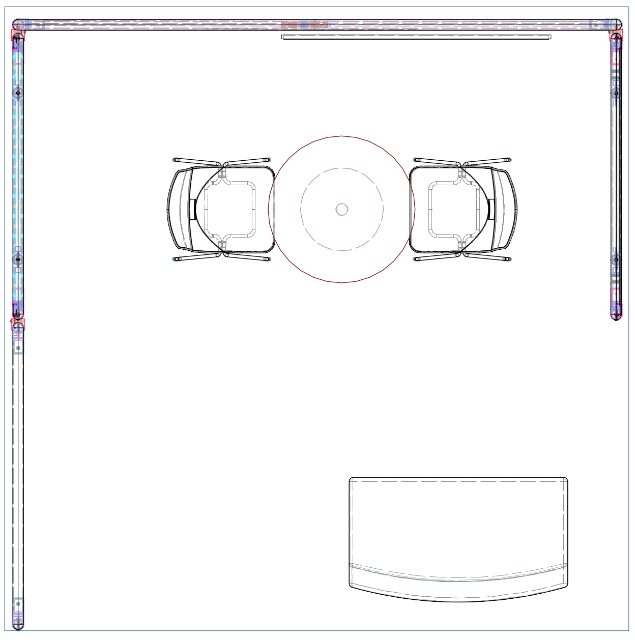 InLinePRO™ 1010-R4-tv Display Package 10'x10'x8'