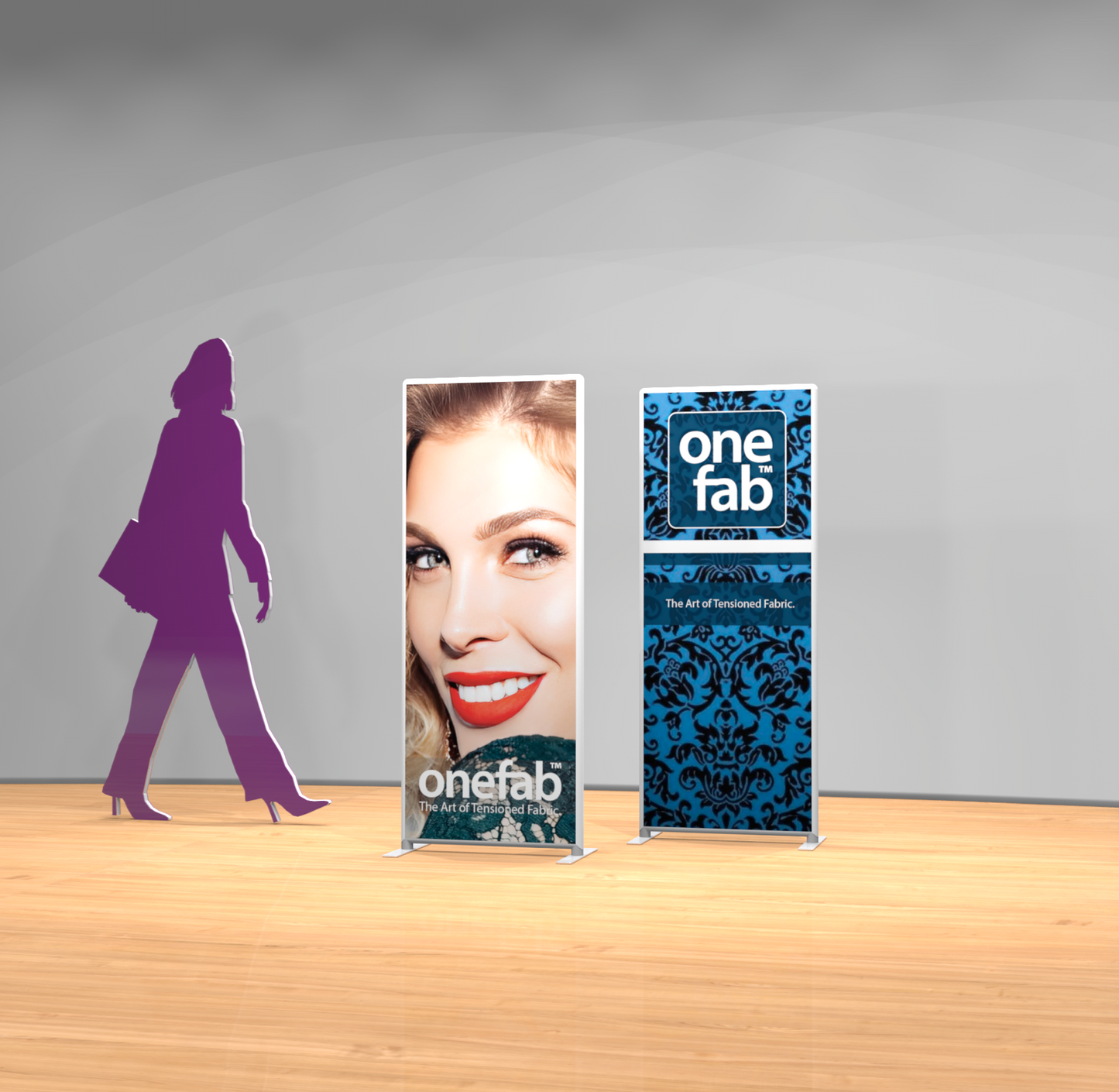 OneFab™ InsightPRO™ Floor Display Signs