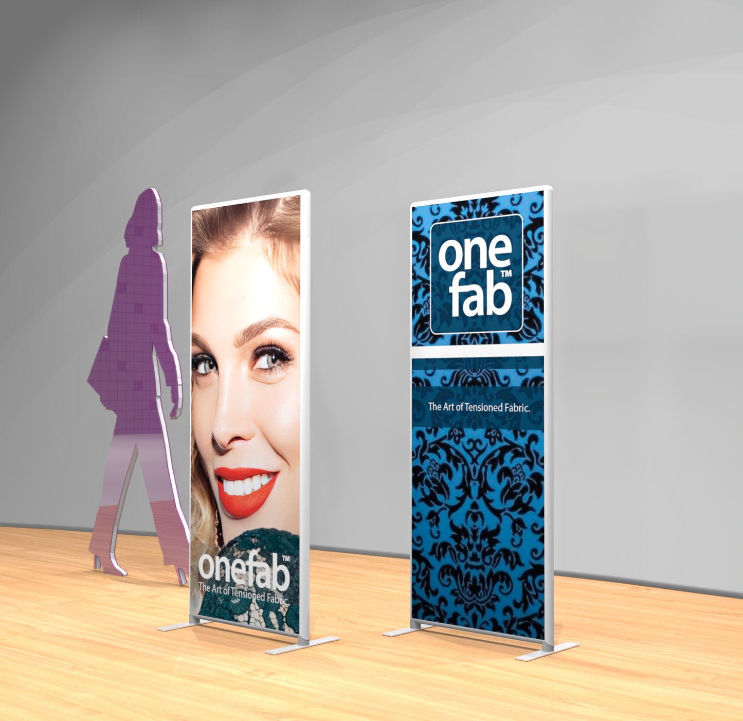 OneFab™ InsightPRO™ Floor Display Signs