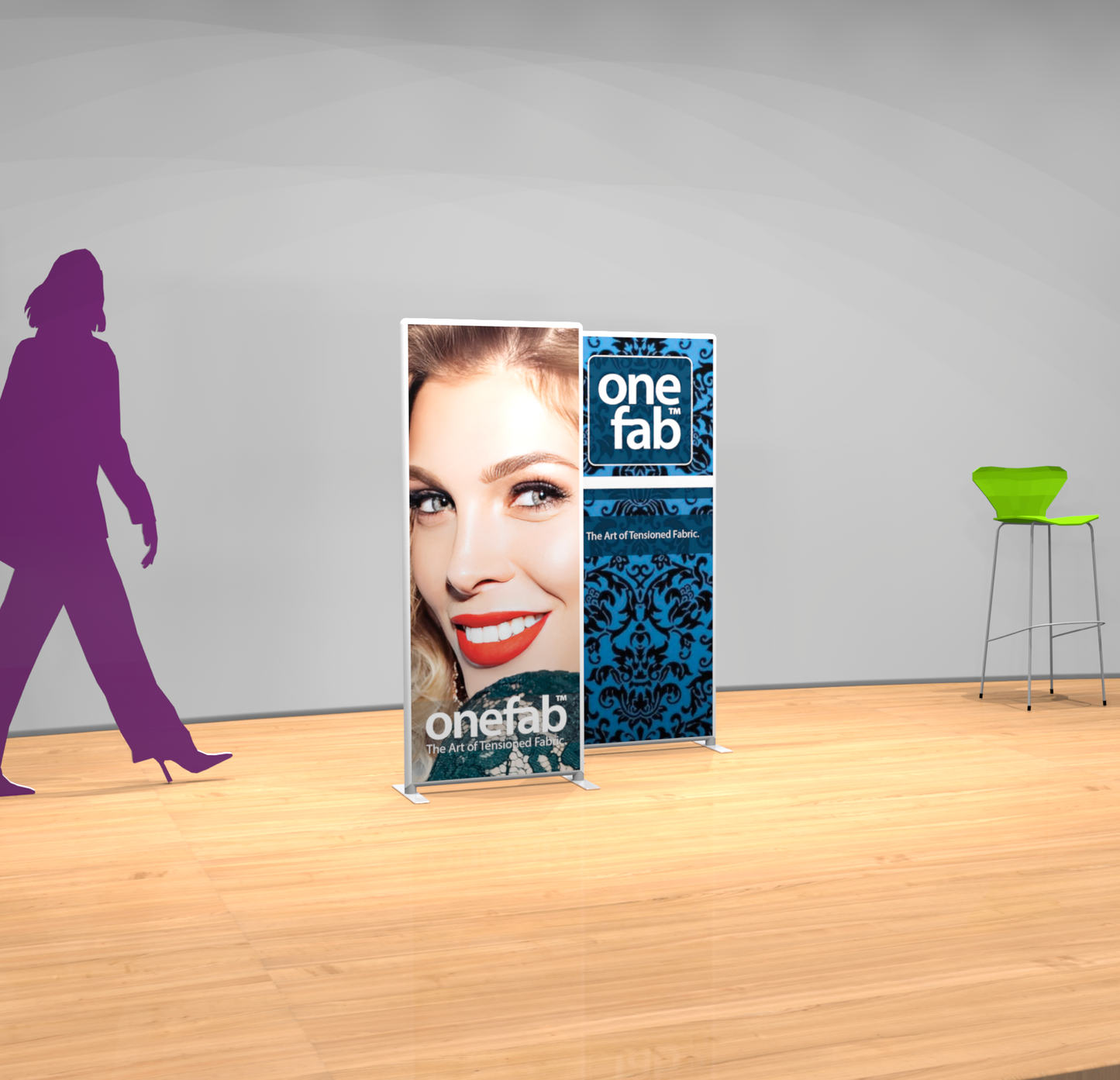 OneFab™ InsightPRO™ Floor Display Signs