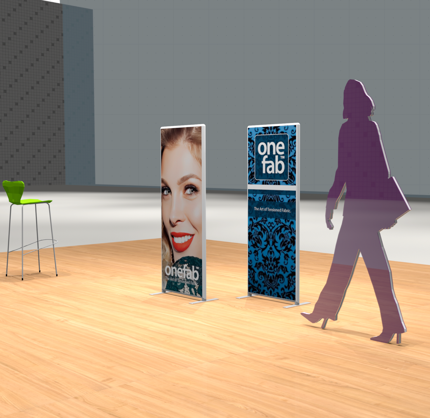 OneFab™ InsightPRO™ Floor Display Signs